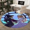 Witch and Princess,Fantasy Dress Up Set Chair Mat Round Rug Office Carpet, Non Slip, Suitable for Living Rooms, Bedrooms,Decor1205899a