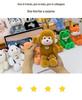Adorabile Bambola Animale di Peluche - Compagno da Tavolo e Portachiavi per Bambini