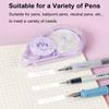 5pcs/Set Office Use Supplies Correction Tape Roller Learner Stationery White Sticker Tape 5mm Width 150M Error Eraser Tape B Practical Use