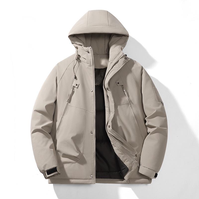 

2025 Trendy Waterproof Cotton Windbreaker Jacket for Couples - Outdoor Casual Workwear XL (suggested 70-80 kg)
