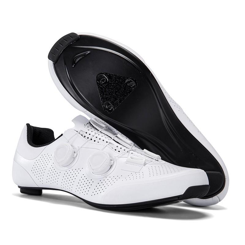 2026 Carbon Fiber Road Cycling Shoes Mens Hard Sole Bike Competition Riding Footwear