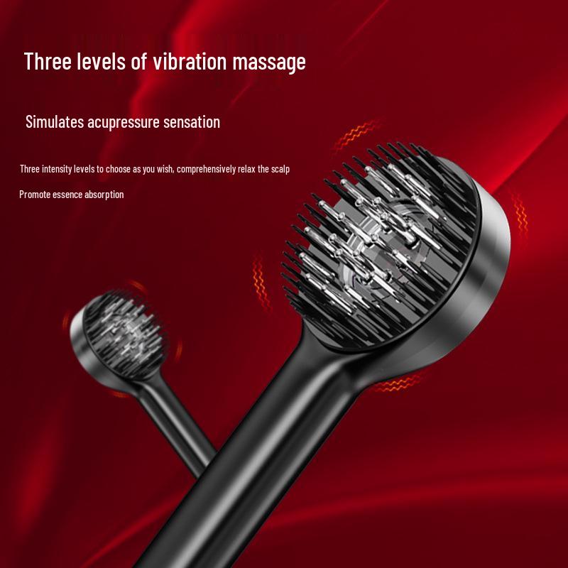 Electric Hair Growth and Scalp Massage Comb with Essence Applicator