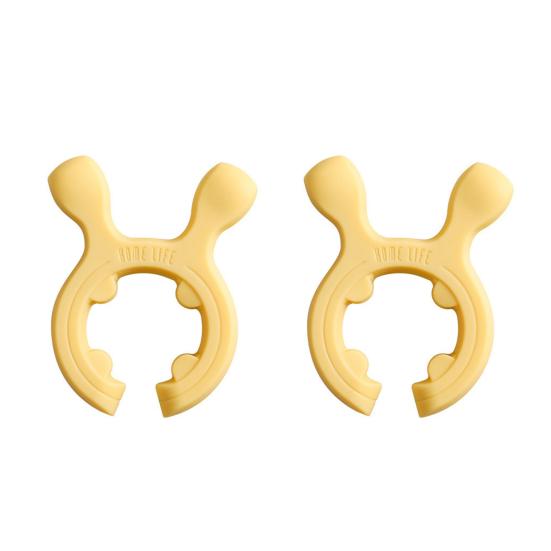 Silicone Pot Lid Clip Spoon Holder Bracket Anti-overflow Support Rack for Kitchen Universal Spatula Holder Clip