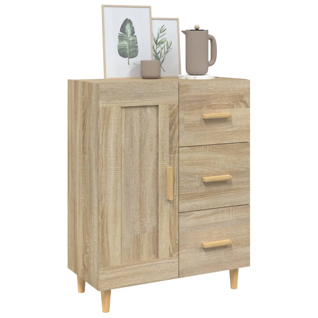 Vidaxl Szafka, Dąb Sonoma, 69,5X34X90 Cm, Materiał Drewnopochodny