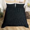 Abstract Duvet Cover Set, Alligator Skin African Animal Crocodile Quilt Cover, 3 Piece Bedding Set With Pillow Shams, Full Size