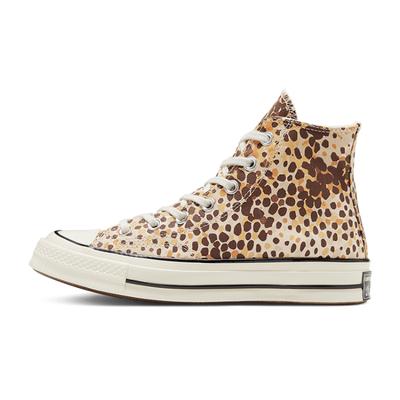 1970s Animal Print Chuck Classic Casual High Top Canvas Unisex Leopard