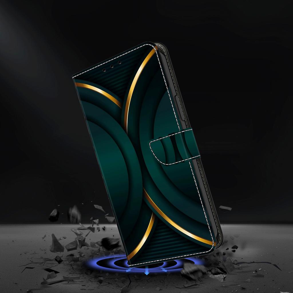 For iPhone 16 Pro Max Case 3D Pattern PU Leather Wallet Phone Cover with Stand
