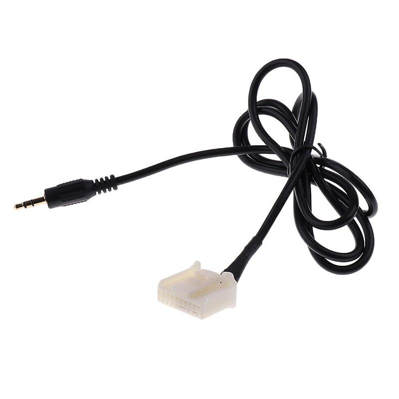 3.5mm AUX IN for Audio Input Adapter MP3 Player Phone for 2007-2009 for Camry Corolla for Highlander for RAV4 Reiz (3.6ft)