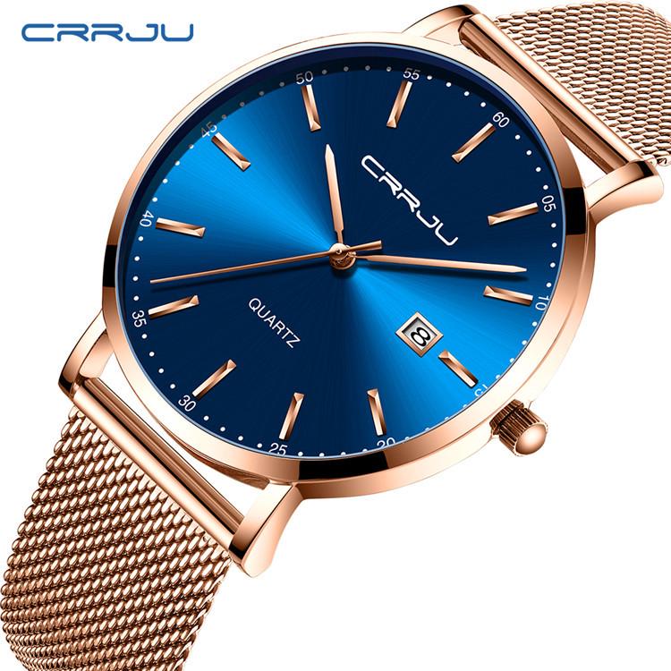 CRRJU 2161 Men's Starry Sky Fashion Watch - Simple Business Design