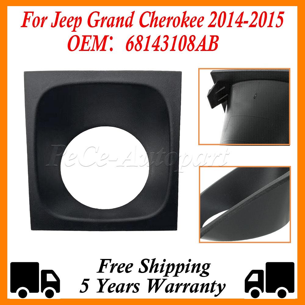 Car Front Bumper Grid Center Bezel Cover 68143108AB For Jeep Grand Cherokee 2014 2015 Adaptive Cruise Control Radar Frame