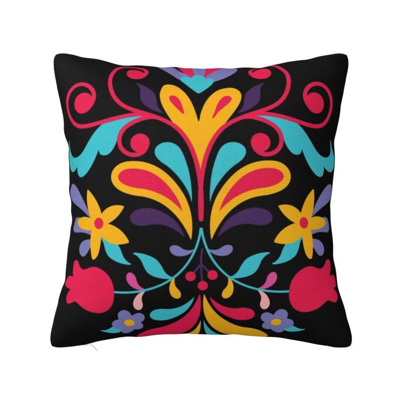 

Mexican Otomi Bird Luxury Throw Pillow Covers Home Decorative Animal Embroidery Car Cushion 30x30cm 12x12in