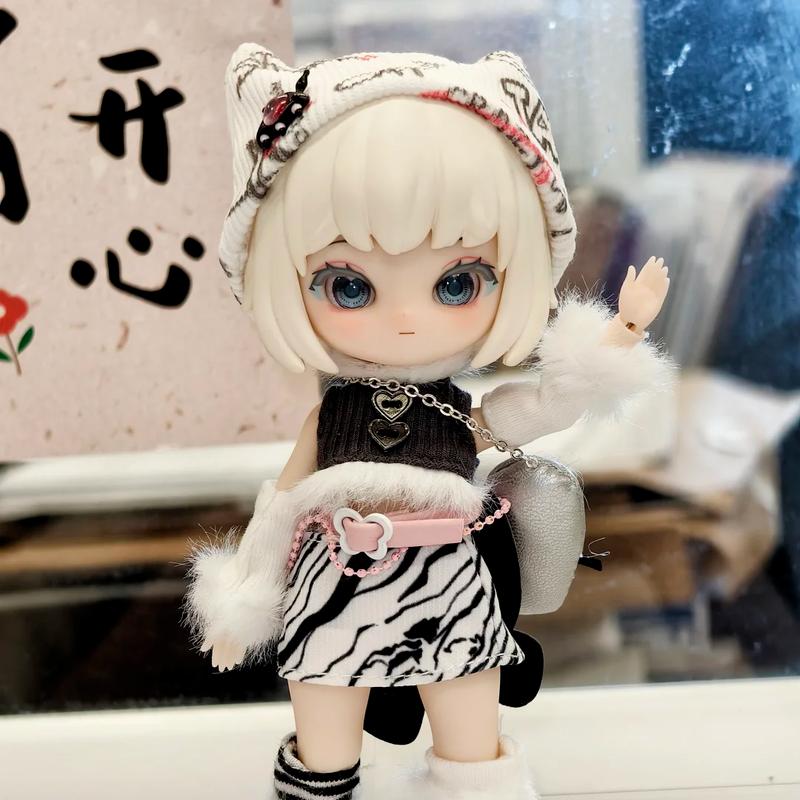 Liroro V2.5 Binary Sweetheart Series Ob11 1/12 Bjd Blind Box Mystery Box Movable Cute Action Anime Figure Toys Christmas Gift