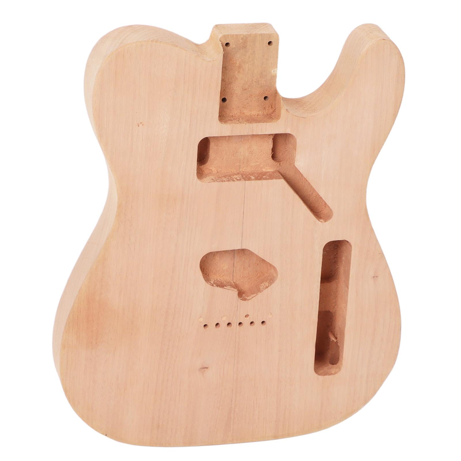 

Unfinished Electric Guitar Barrel Mahogany DIY Professional Electric Guitar Body Replacement Blank GSB11