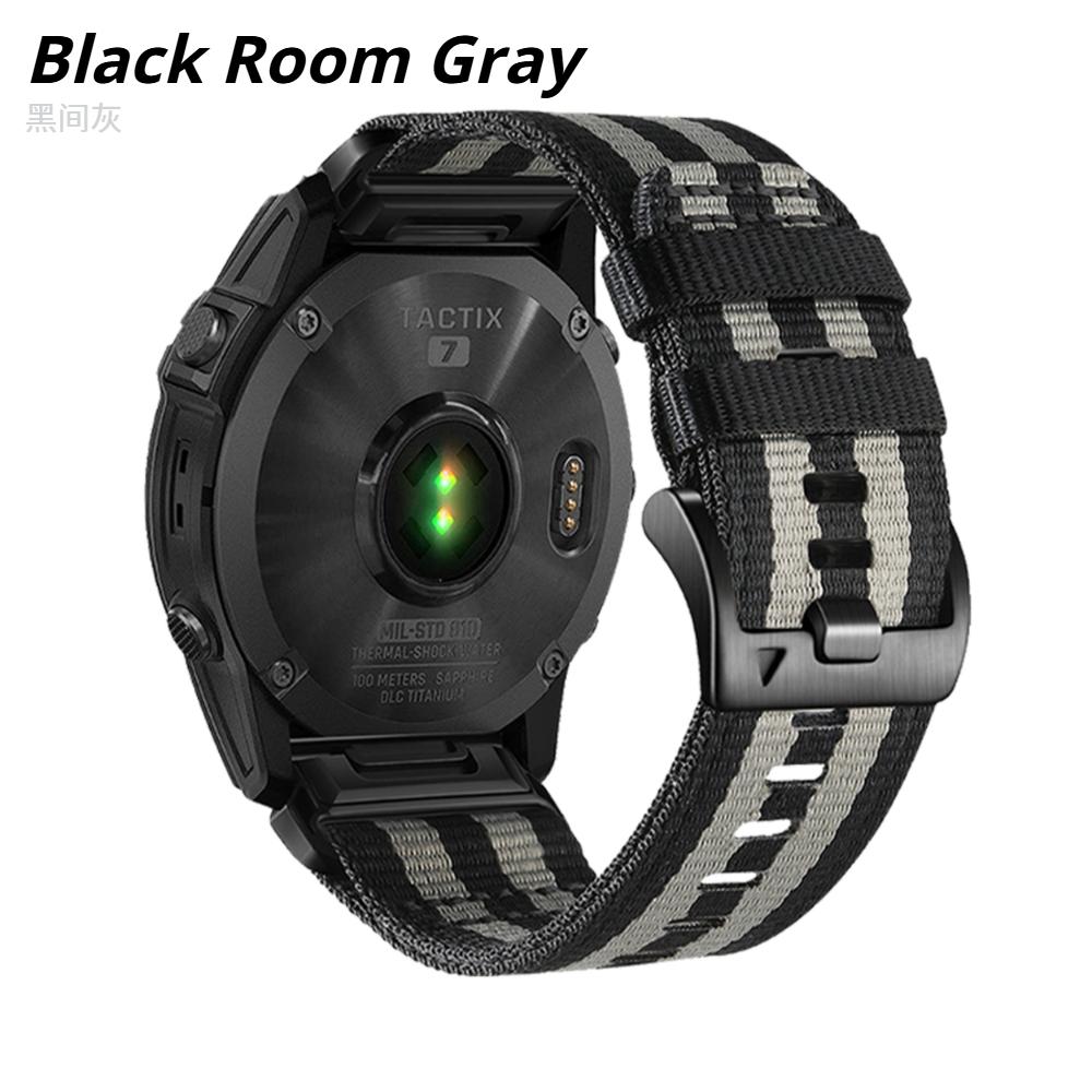 

22mm/26mm QuickFit Nylon Strap for Garmin Fenix 8 Pro 8 7X 7 Pro/Tactix 8/Instinct 3 2X/Forerunner 970 965 955/Descent G2/Enduro 3 QuickFit 26mm