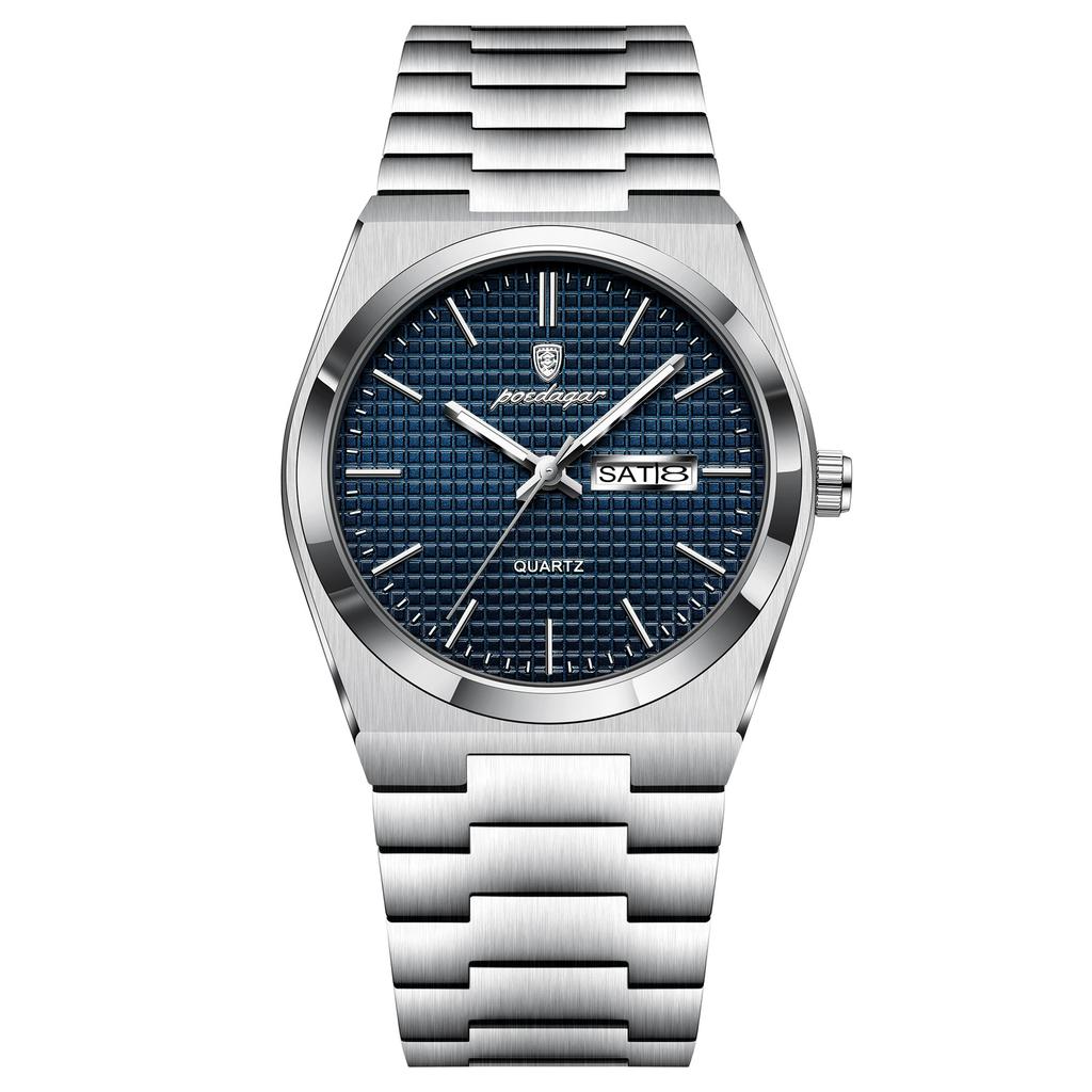 Ultra-thin Luxury Men's Watch Luminous Business Quartz Watch, Suitable for Christmas and Halloween Gifts