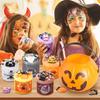 Găleată de Halloween Borcan de Bomboane Portabil pentru Copii Set Distractiv Regatul Nămolului Jucărie, Jucării de Strâns pentru Reducerea Stresului 15ml