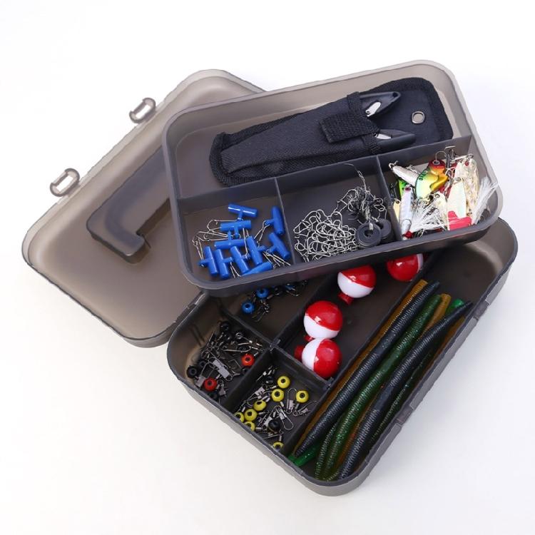Fishing Tackle Box Lure Organizers Tray Tool Box Lure Storage Box with Removable Dividers Portable Storage Tray
