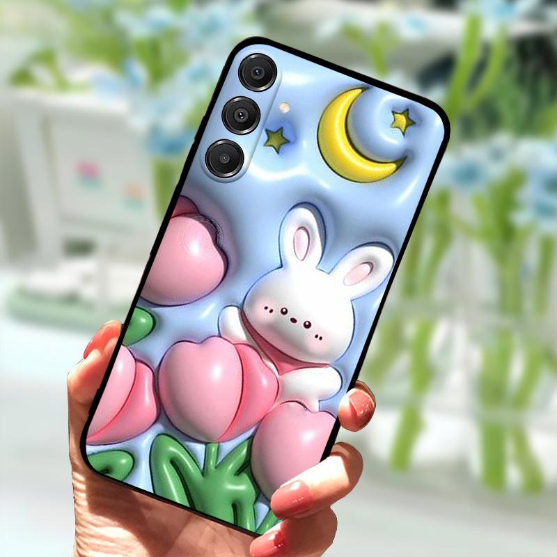 Für Samsung A56 5G Hülle A06 A16 4G 5G Niedliche Cartoon Weiche TPU Silikon Hülle Für Galaxy A26 / A36 / A 56 Handyhüllen A 26 36 Hüllen