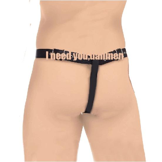 Ceinture de chasteté masculine attachée à une bite, lingerie BDSM en cuir avec anneau de pénis, équipement de bondage, jouets sexuels pour