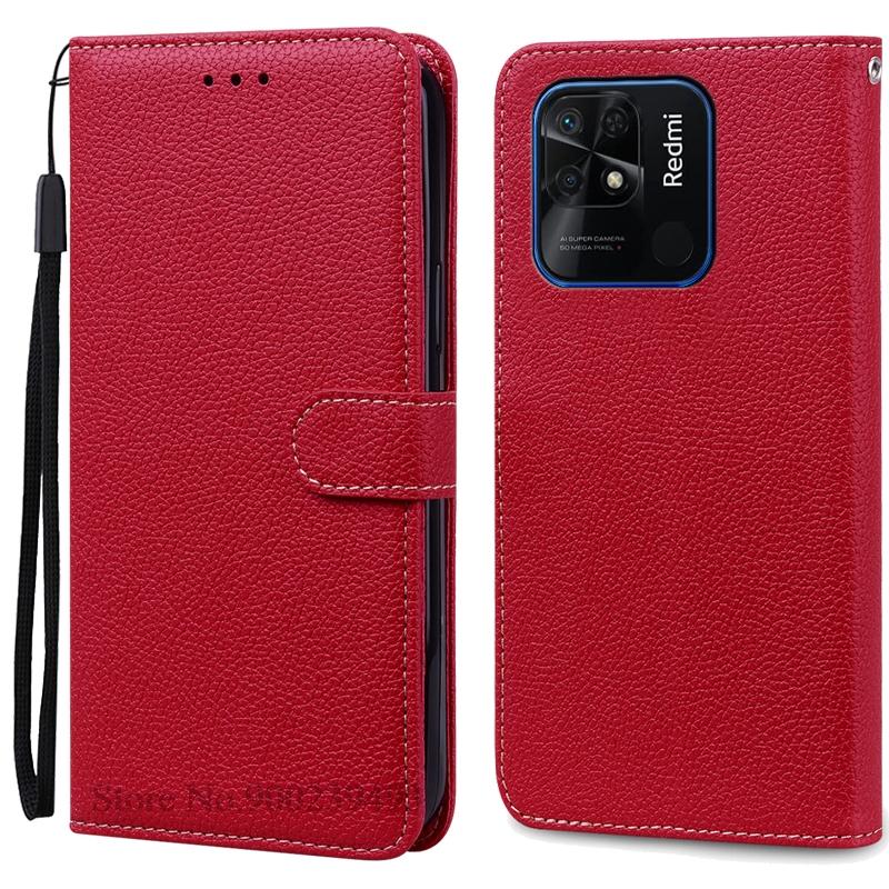 Pouzdro Redmi10C Pro Xiaomi Redmi 10C Pouzdro Měkké Kožené Peněženkové Odklápěcí Pouzdro Pro Redmi 10C Pouzdro 10 C Knižní Kryty na Telefon Coque Fundas