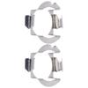 2Pcs Headlight Bulb Holder Stainless Steel Material Firm Stable Easy Install LED Headlight Bulb Base