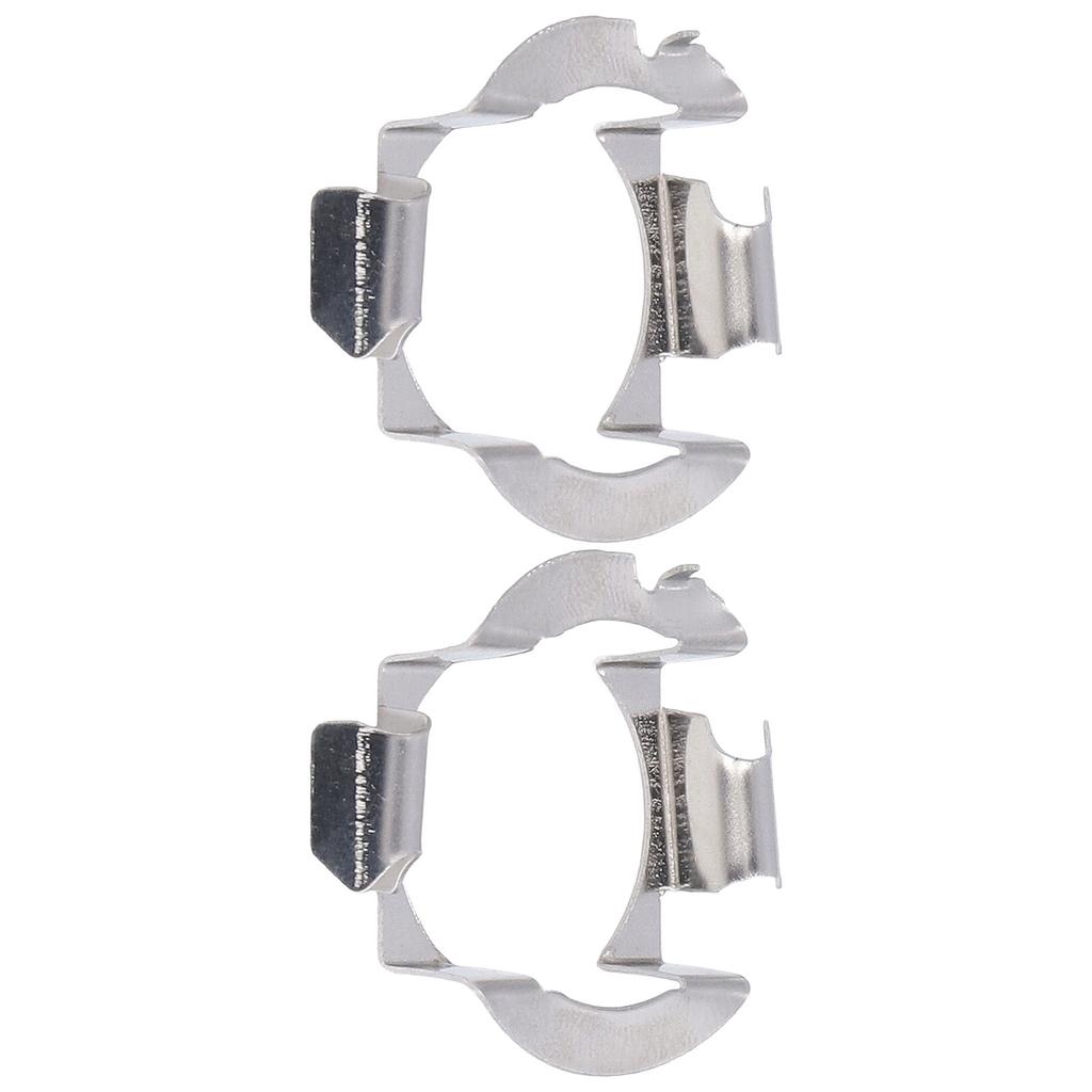 2Pcs Headlight Bulb Holder Stainless Steel Material Firm Stable Easy Install LED Headlight Bulb Base