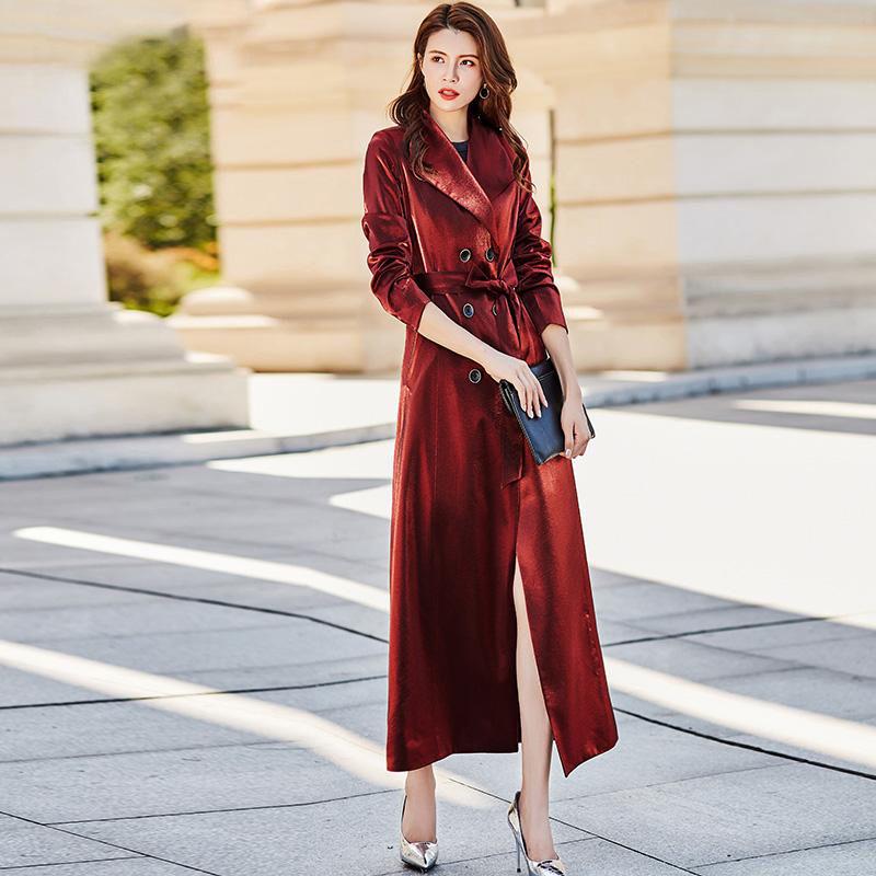 Damenbekleidung Langarm Windjacke Trend Wild Wollmantel Frühling und Herbst Große Größe