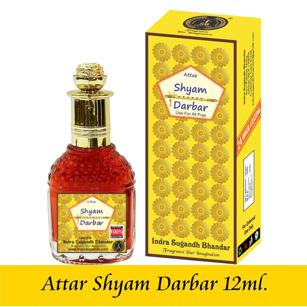 INDRA SUGANDH BHANDAR Shyam Darbar Attar 25ml Rollon Khatu Shyam Attar For Shyam 24 Hours Long Lasting ittar/itra/itar Best Combination of Kasturi O