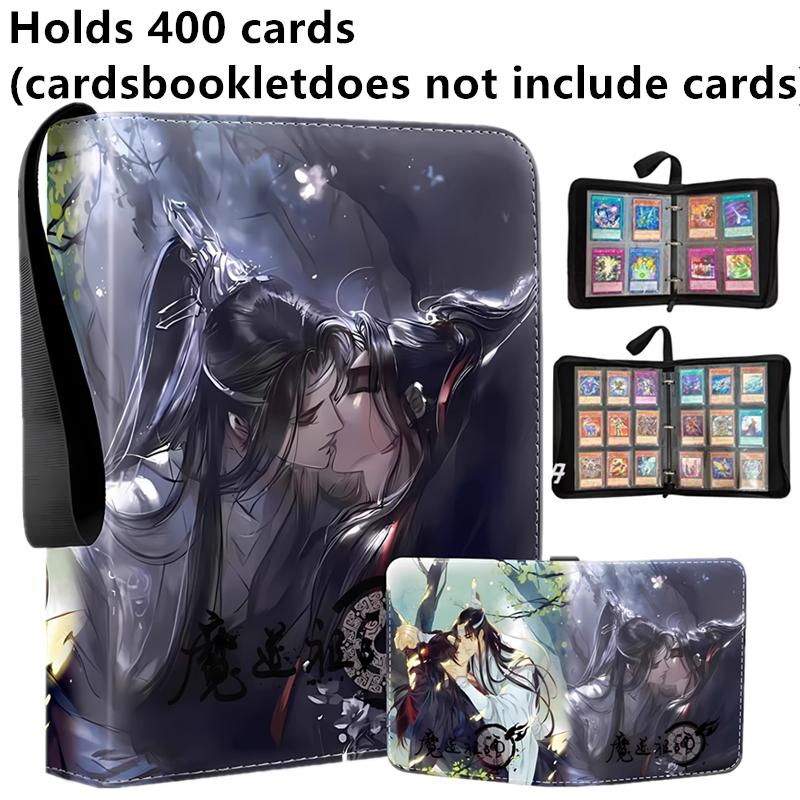 400 szt./900 szt. Album na karty Książka Anime Błogosławieństwo Niebiańskich Urzędników Kolekcja Kart Zamek na Zamki Binder na Karty Kolekcjonerskie Prezent dla Dzieci