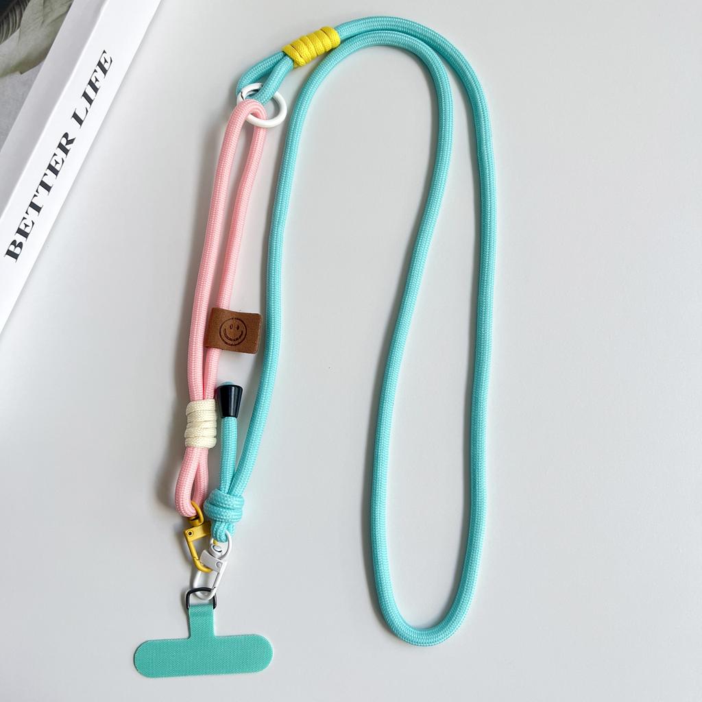 Simple Two-in-one Mobile Phone Lanyard, Crossbody Strap, DIY Wrist Short Rope, Multi-Functional Adjustable Fancy Lanyard