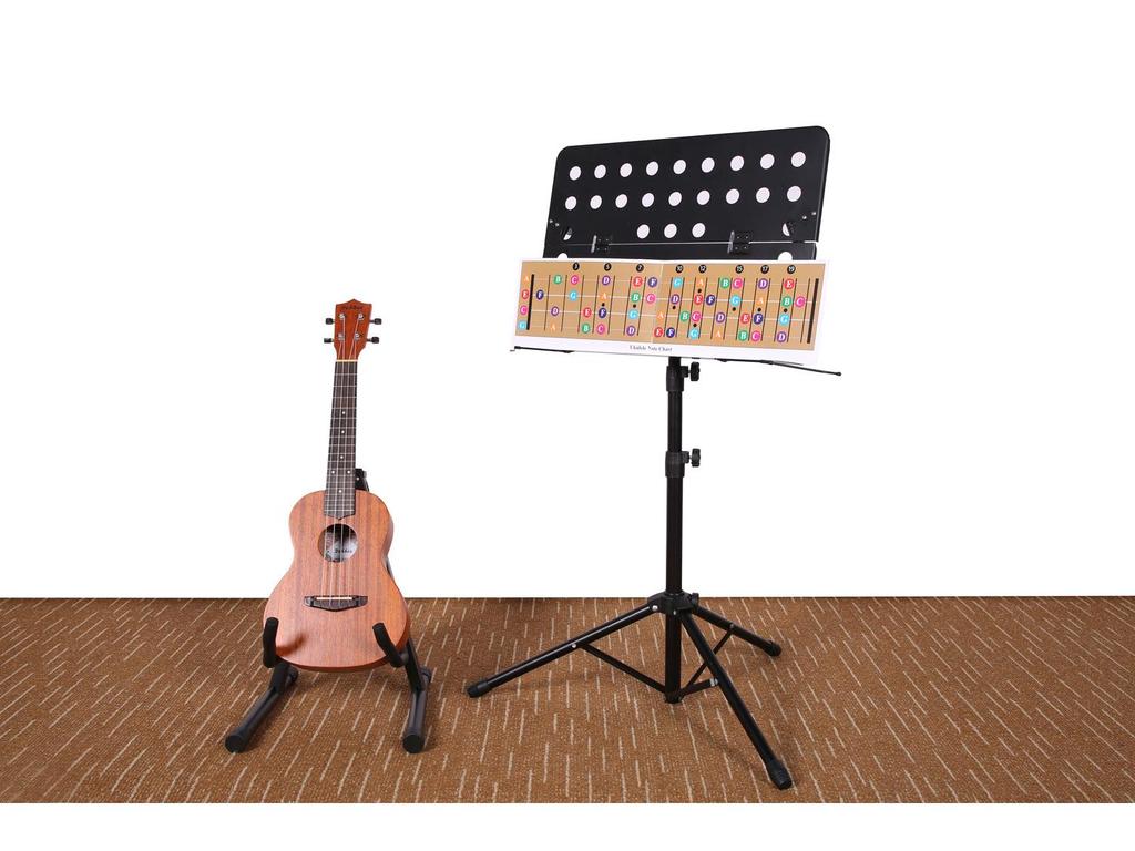 Ukulele Chord & Scale Comparison Chart for Four-String Ukuleles