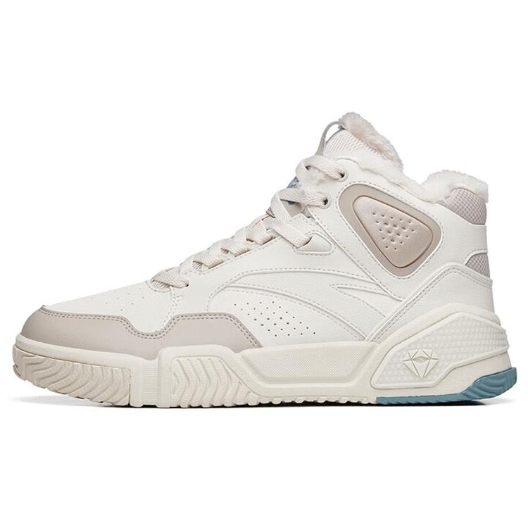 

New Anta Flame Durable Warm High-Top Skateboard Shoes Men s Gray 112248990R-1 42