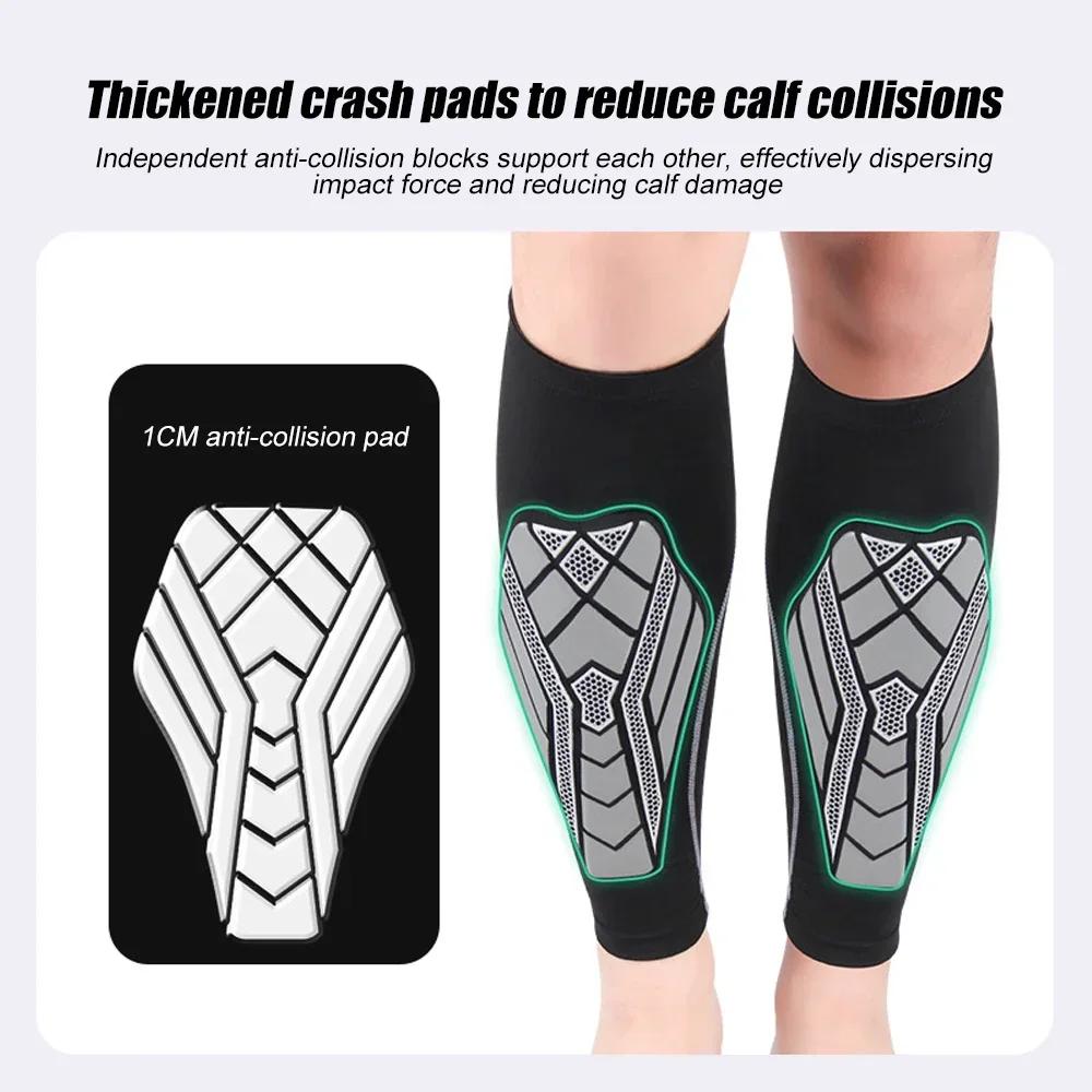 1Pcs Calf Compression Sleeves With Eva Pad For Men Women Leg Support Shin Splints Running Football Shin Guards