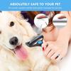 Spazzola per toelettatura per animali domestici 2 in 1 a doppia faccia Pettine Rastrello professionale per cani Manico sicuro e confortevole per cani Gatti Rimuove nodi e grovigli facilmente