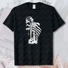 Memorial Day T-Shirt Battle Cross Design Oberteile Veteranen Erbe Baumwoll-T-Shirt Einfach Vintage Klassisch Patriotische T-Shirts für Männer