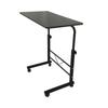 60cm Removable Side Table Height Adjustable Movable Portable Laptop Desk Stand For Bed Sofa Office