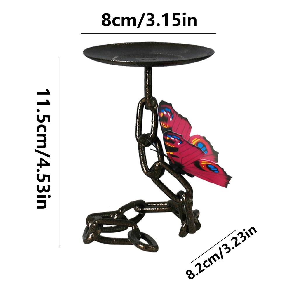 

Залізний свічник Метелик Залізний ланцюг Підсвічники Тримачі для свічок Декор Тримачі для свічок-таблеток для вечірки, обіду