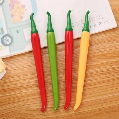 1 Stück süße Cartoon Kawaii Chili Paprika Gemüse Stift Schule Büro Gelschreiber Lieferungen Schreibwaren