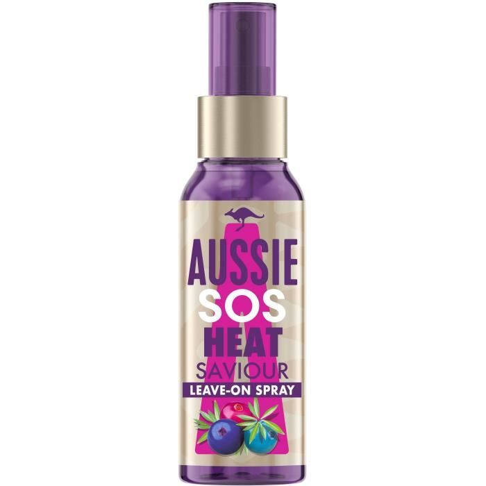 Spray Protecteur Contre La Chaleur - AUSSIE - SOS Heat Saviour - Cheveux abîmés - 100 ml