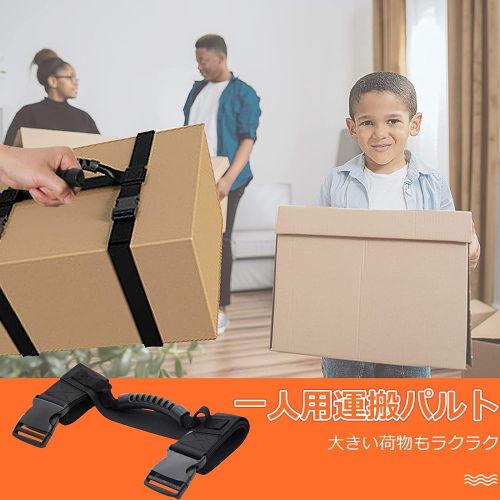Pacify Carrying Strap for Moving Luggage, Furniture, Cardboard Boxes, and More, Easy Transport, Single-Person Carrier, Adjustable Length, High Stabili