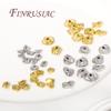 High Quality Metal Beads For Bracelets Beading Beads DIY Jewelry Making Findings 2 Sizes 18K Gold Plated Irregular Spacer Beads