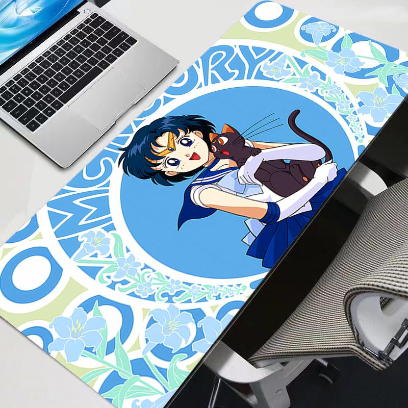 Large Mouse Pad Office Desk Mats PC Gaming Accessories Kawaii MousePads SSailor Moon Designed specifically Laptop Keyboard Mat