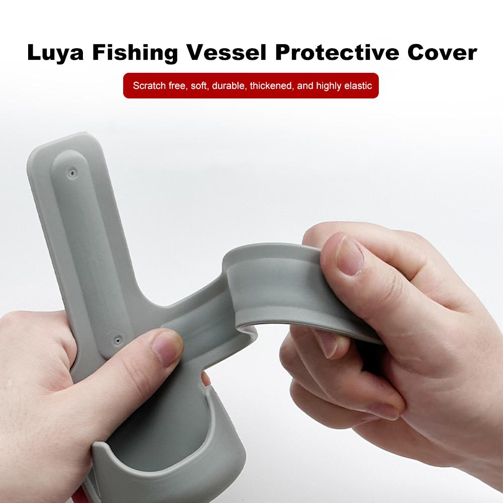 Fishing Reel Protective Cover Waterproof Spinning Wheel Protector Silicone Anti‑Collision for Spinning Reels Baitcasting Reel