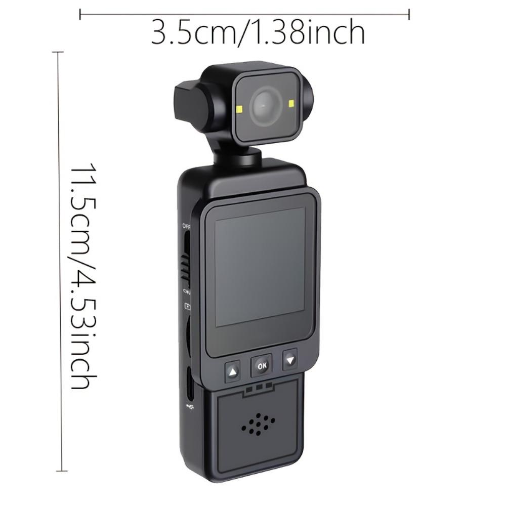 Ultra Hafif Dış Mekan Aksiyon Kamerası • 1080P HD, 360° Dönebilen Lens • Görüntü Sabitleme • Uzun Ömürlü Pil ve USB Şarj