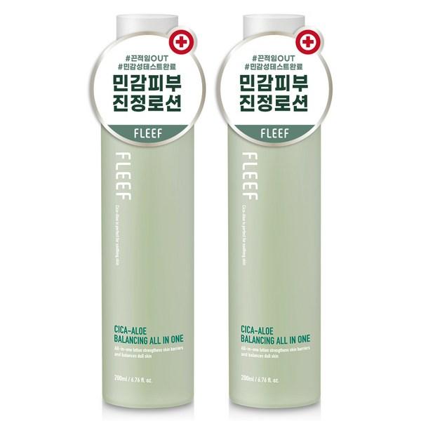 

Flip Cica Aloe Balancing All-in-One Лосьон, 200мл, 2 шт, лучшая мужская косметика Кореи