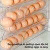 Automatic Scrolling Egg Rack Holder Storage Box Egg Refrigerator For Kitchen Basket Container E Z2Q3