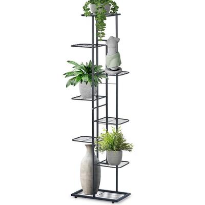 8-Tier Metal Flower Stand Multi-Level Plant Pot Stand Flowers