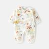 Baby Romper With Pure Cotton Long Sleeve Design For Newborns And Toddlers