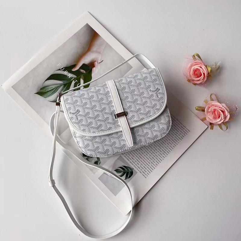 

2024 Trendy Dogtooth Saddle Shoulder Bag - Женская сумка-мессенджер с цветочным принтом 22cm x 15cm x 6.5cm белый