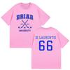 Briar Hockey Graham 44 T Shirts Briar University Off Campus Tv Series Tshirt Unisex Unisex Clothing High Quality Pure Cotton Tees